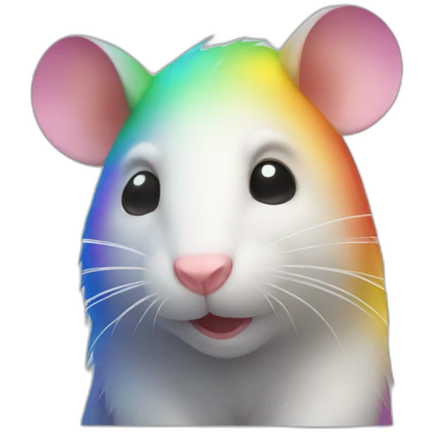 rainbow rat emoji