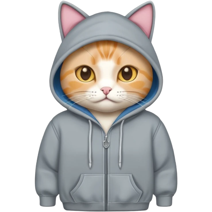 Cat hoodie emoji