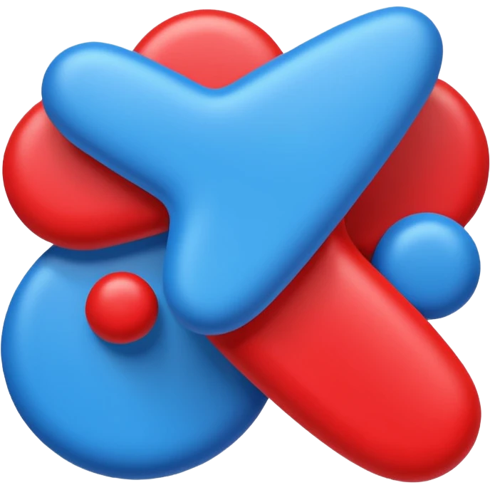 like blue (#00A3E0) and red (#F9423A) emoji