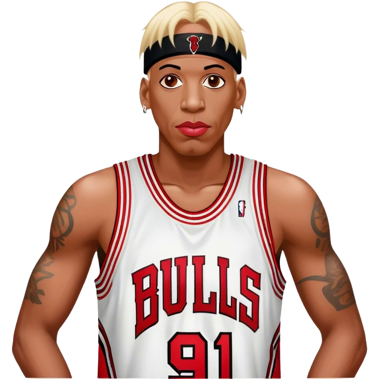Dennis Rodman Chicago Bulls #91 emoji