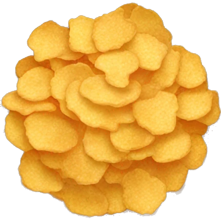 A single small bowl of cornflakes emoji