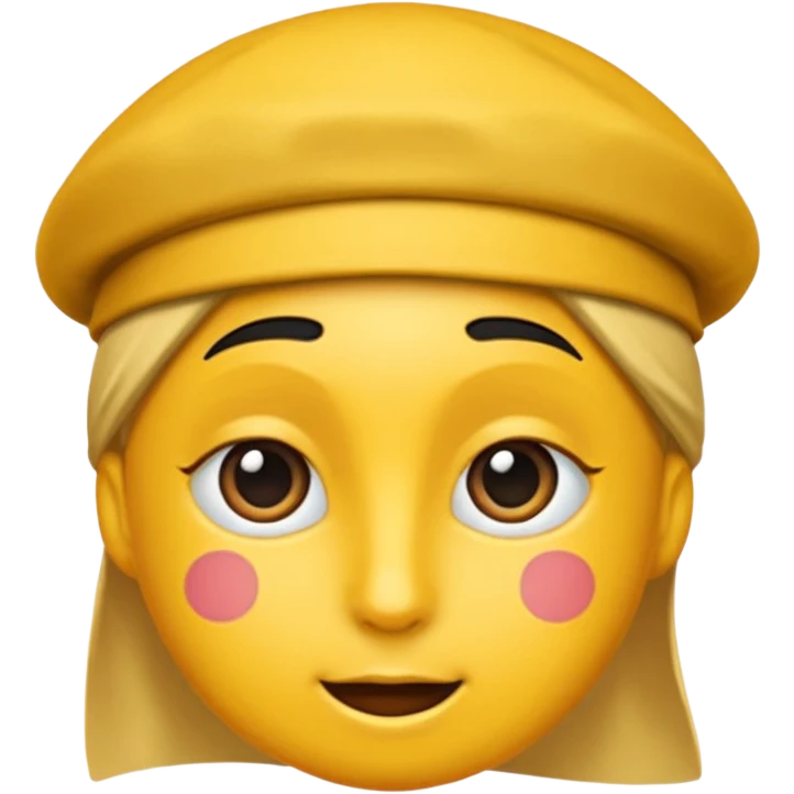 חתלתול  חמוד בצבע שחור עם ברט emoji