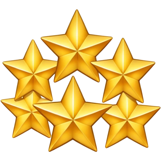 five stars emoji