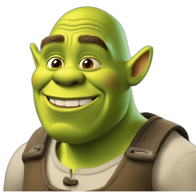 Shrek with AirPods emoji
