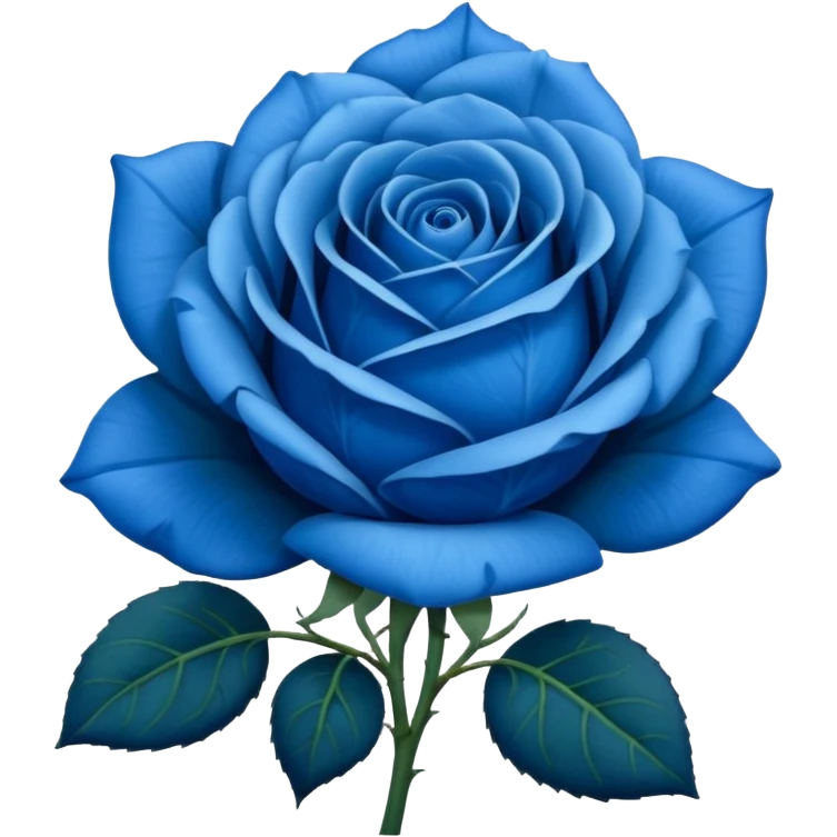 i need this type of blue flower  🌹  but the red prt should be blue emoji
