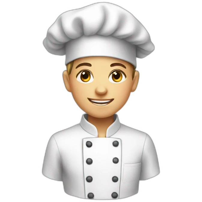 young boy Chef  emoji