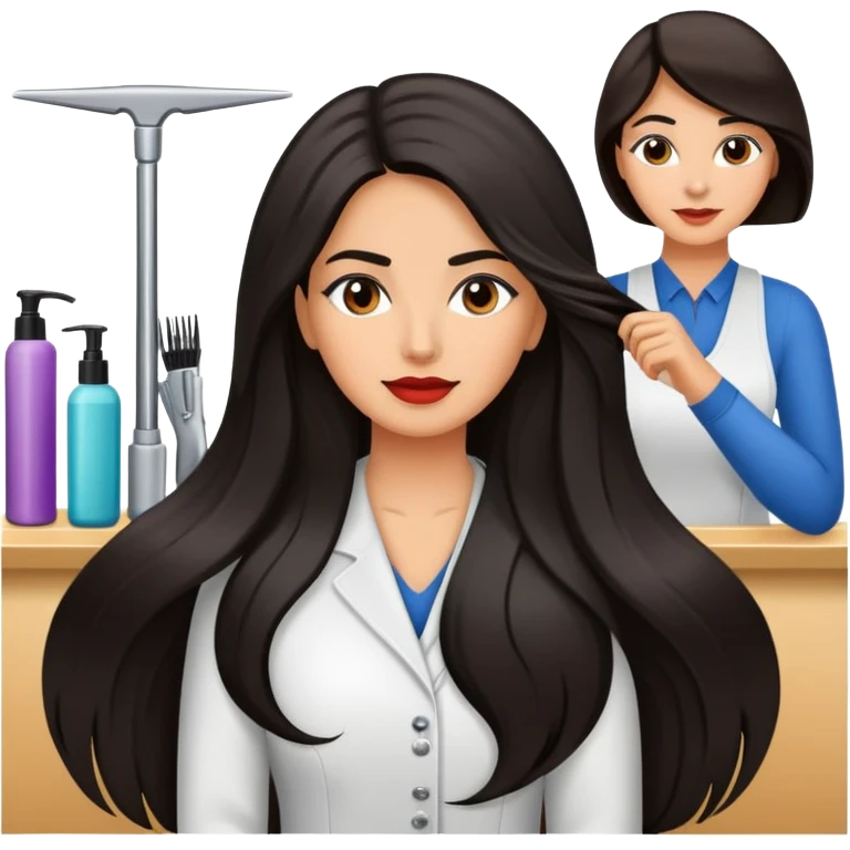 Hispanic hair salon emoji
