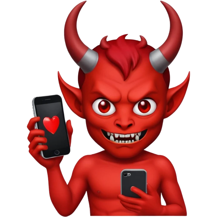 Diablito de iphone emoji