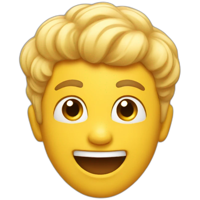 Excited and happy  emoji