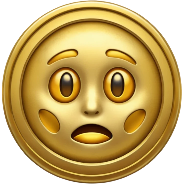 scared coin emoji emoji