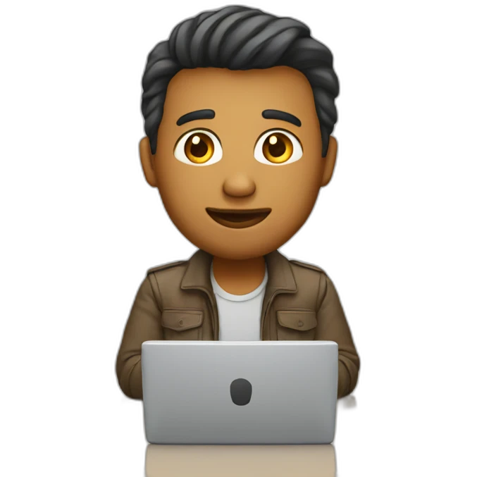 work on laptop emoji