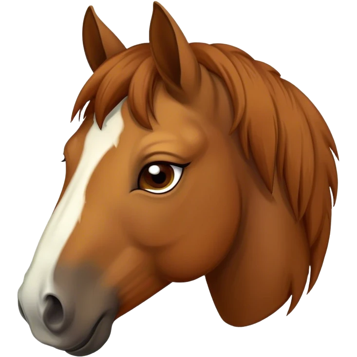 Tired sick horse emoji