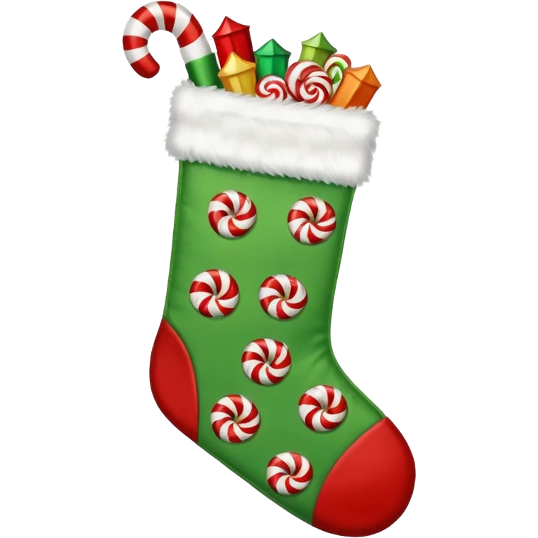 masculine christmas stocking emoji