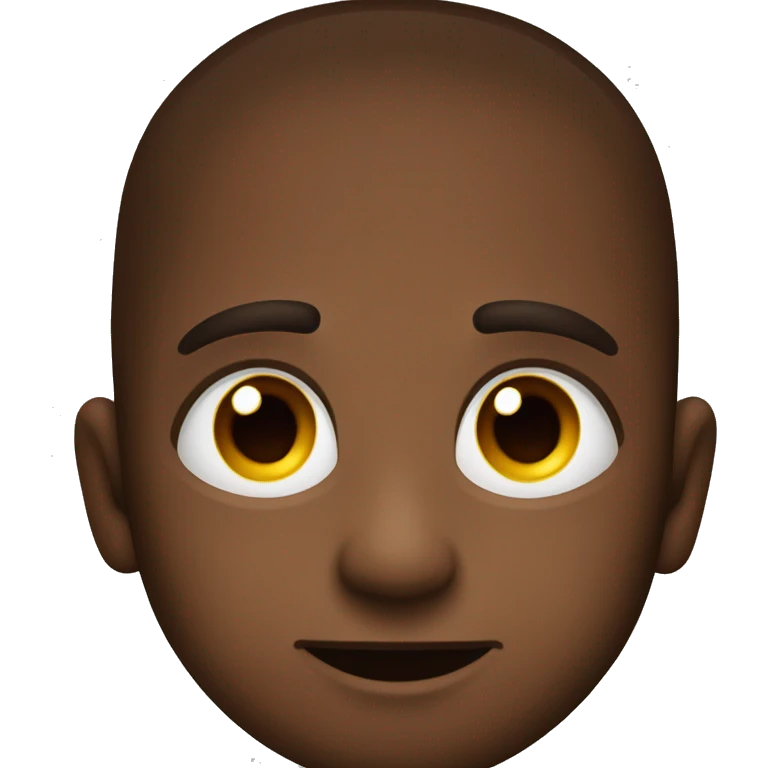 caju vermelho com olhos pretos e sorrindo emoji