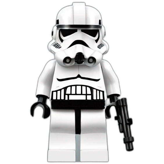 Stikcer of Lego Star Wars Trooper emoji
