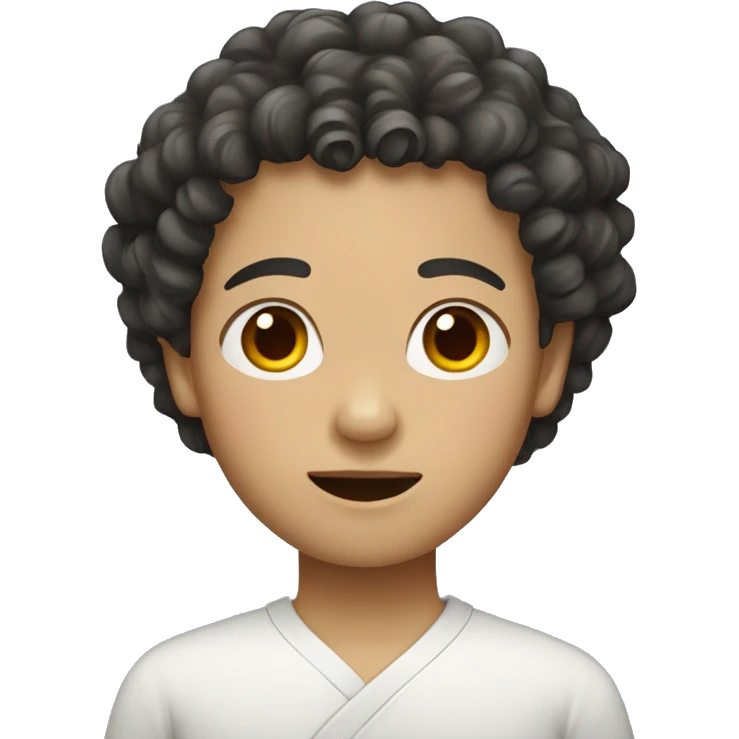 Curly hair chinese  emoji