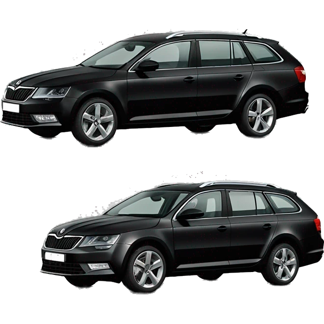 Skoda octavia combi black emoji