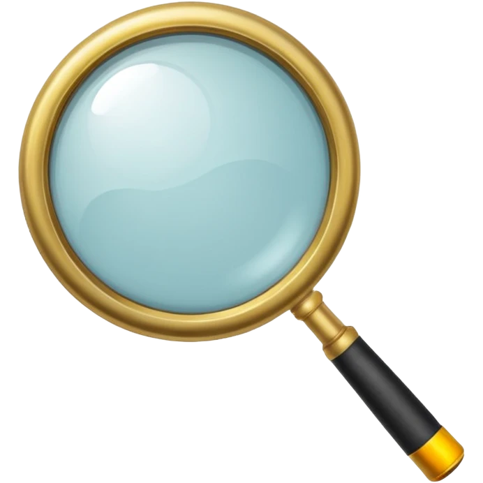magnifying glass emoji