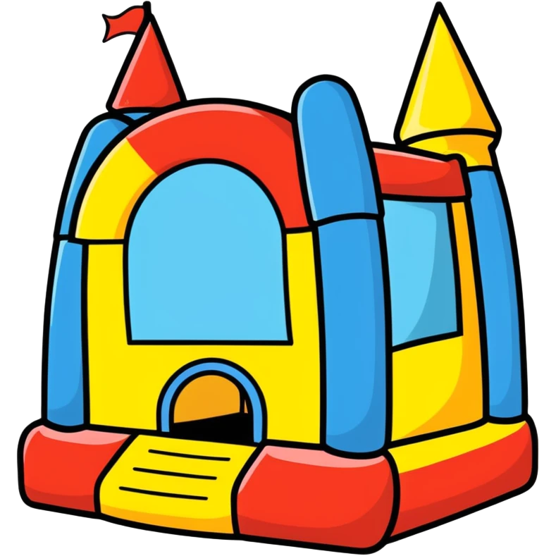 Bounce house emoji