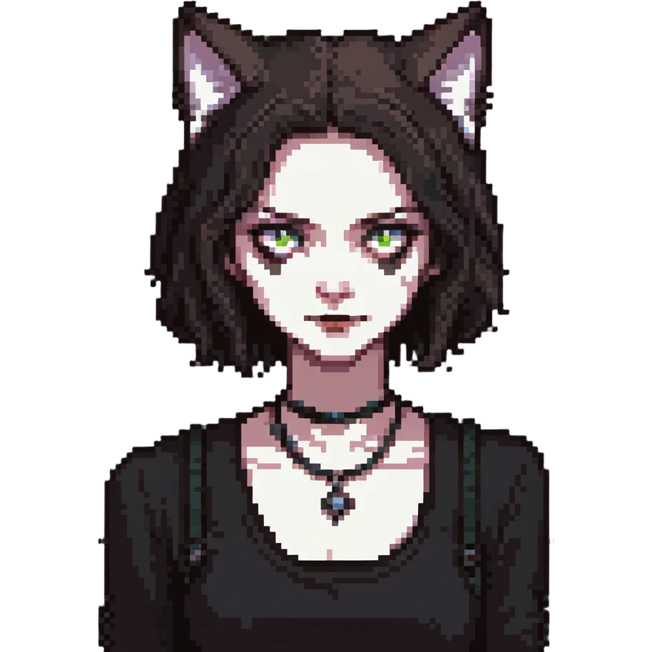 evil British cat-woman emoji