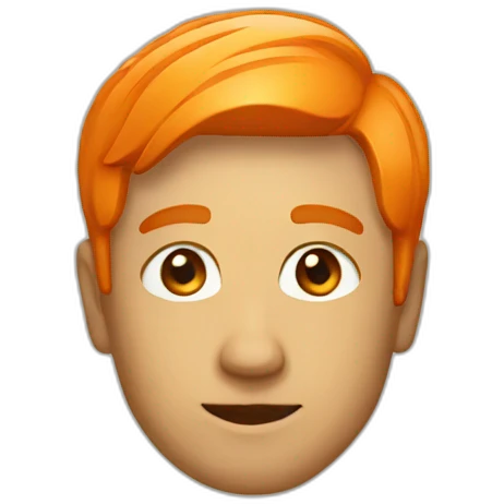 L en orange emoji