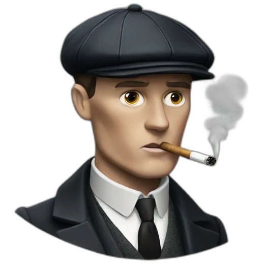 tommy shelby smoking emoji