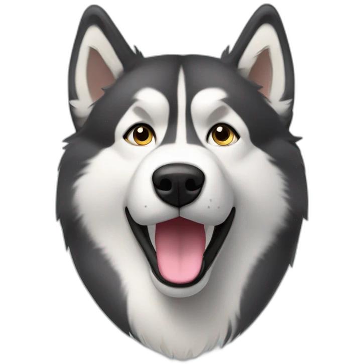 Alaskin malamute emoji
