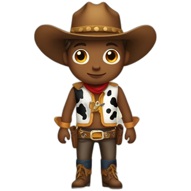 cow boy tiny emoji