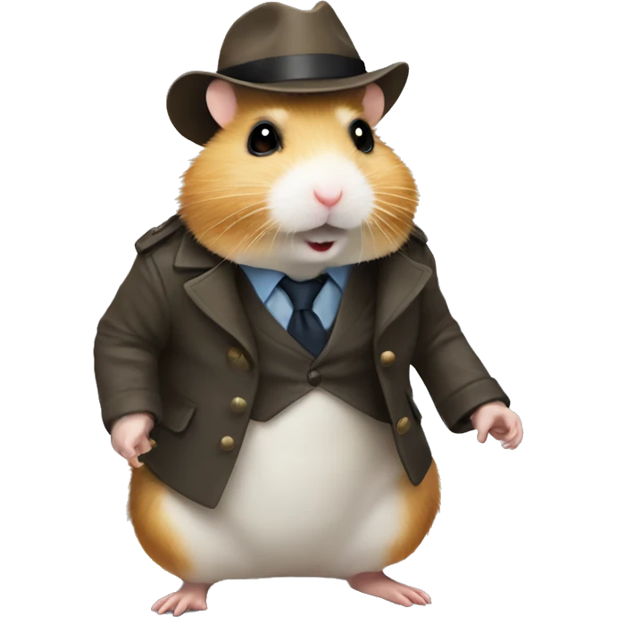 Detective hamster emoji