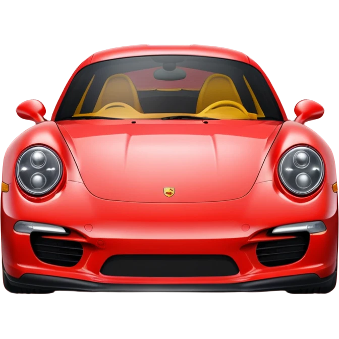 Porche rouge émoji emoji