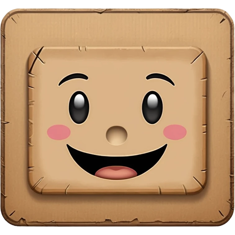 cardboard sign emoji