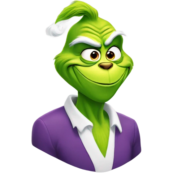 The grinch as a gay man emoji