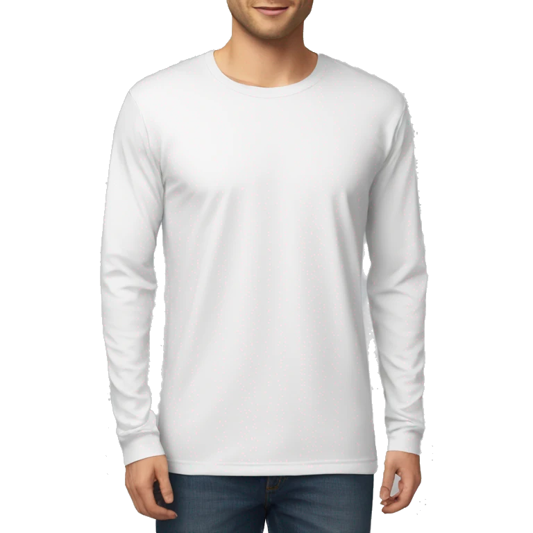 basic long sleeve tshirt emoji