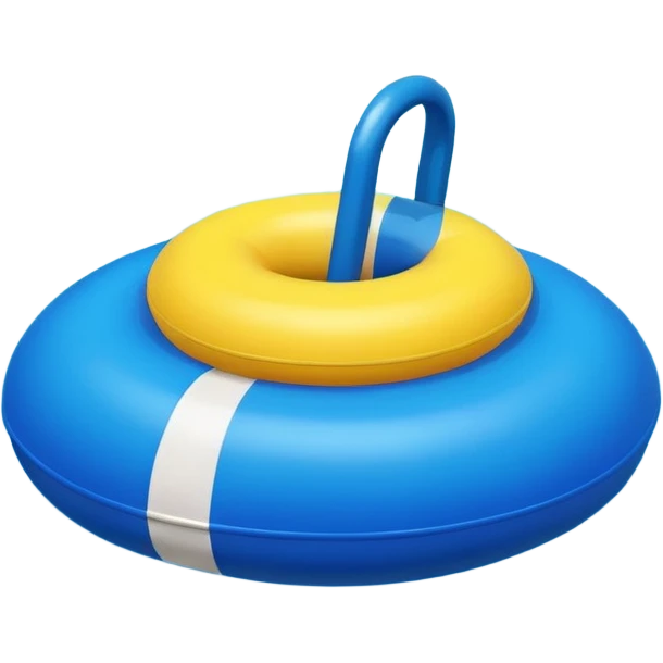 colorful pool blue buoy emoji