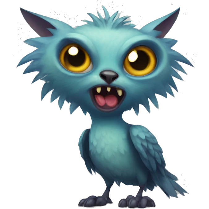 cat - bird hybrid creature monster emoji