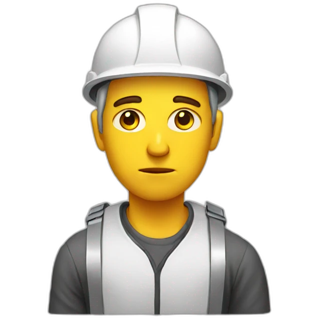 Sad architect emoji