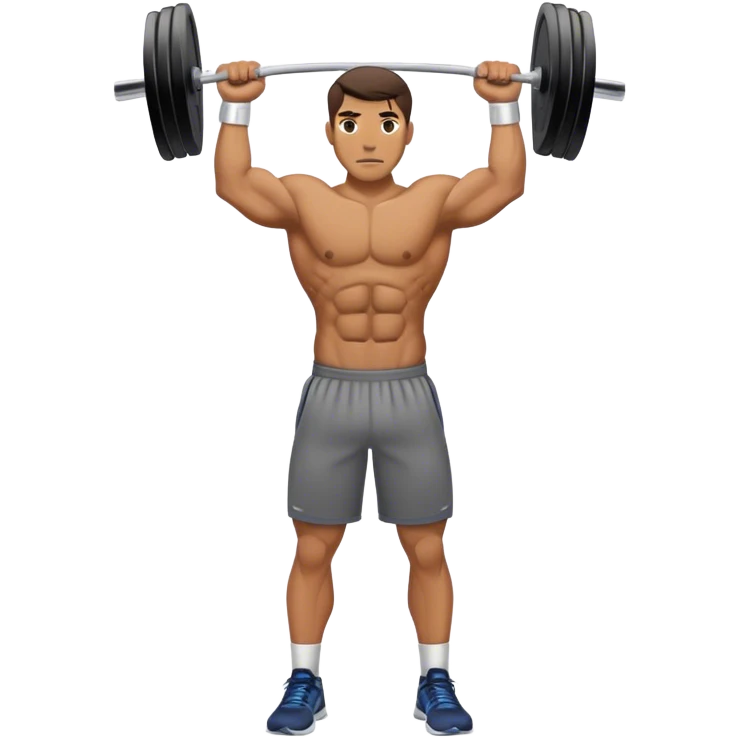 guy cable crossover pec exercise emoji