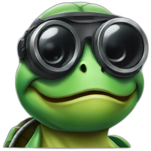 Dj turtle emoji