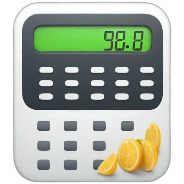 Bmi calculator emoji