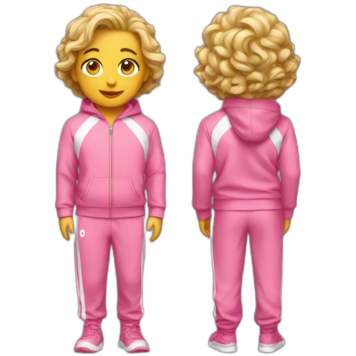 full pink tracksuit emoji
