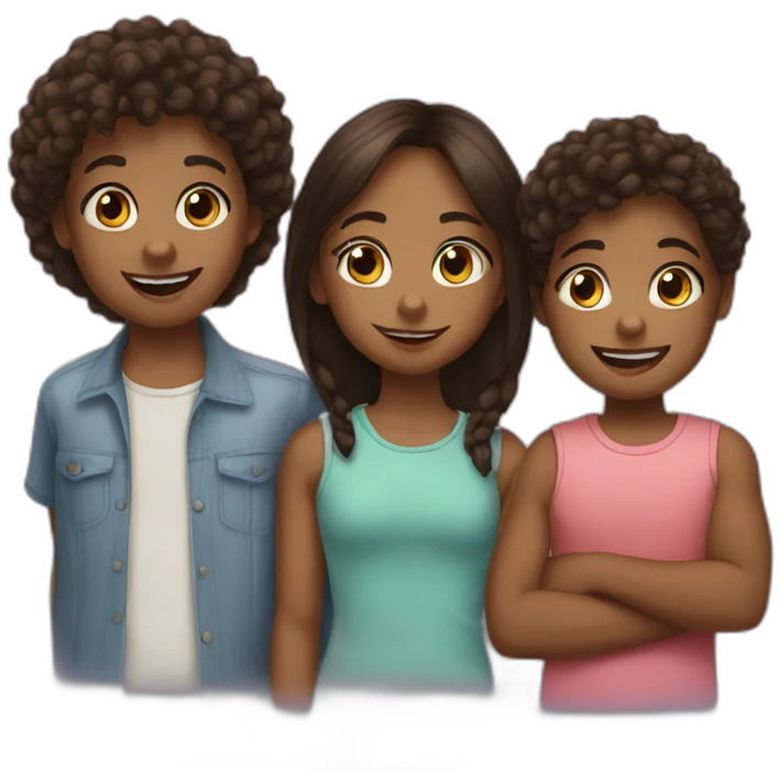 3 siblings emoji