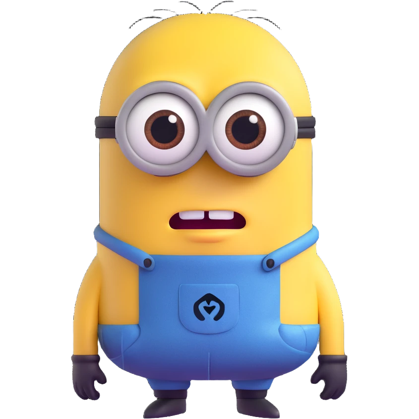 crying minion with tears emoji