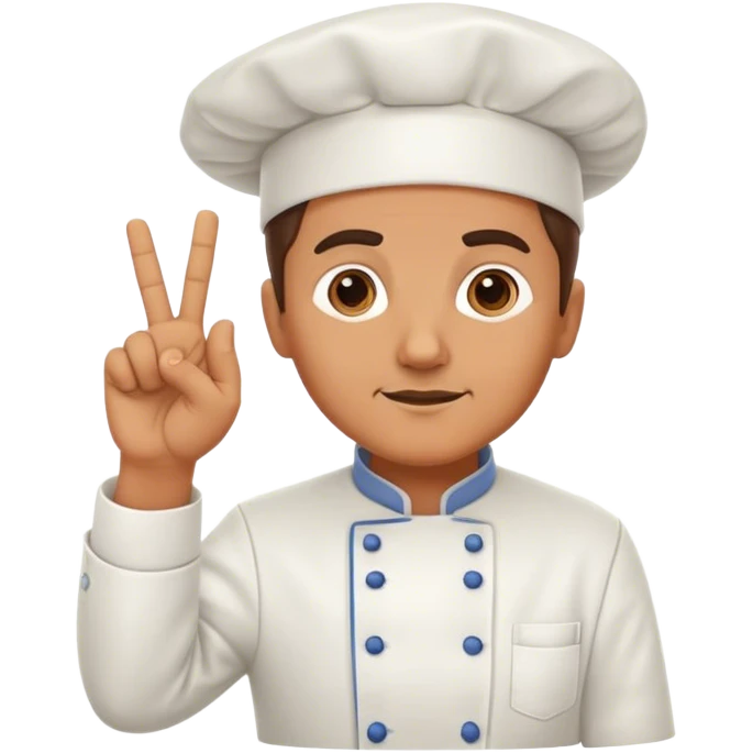 Chef doing Italian hand gesture emoji