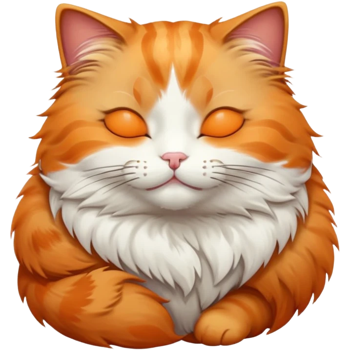 a cat sitting with closed eyes emoji
