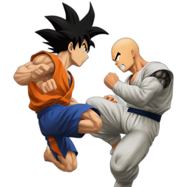 Saitama vs goku emoji