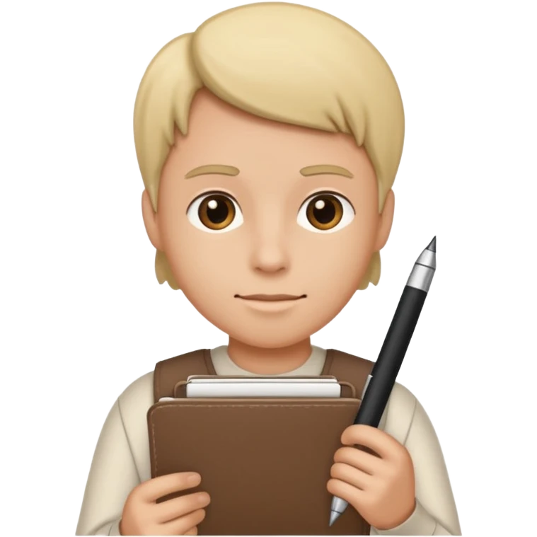 Bid text holding pad emoji