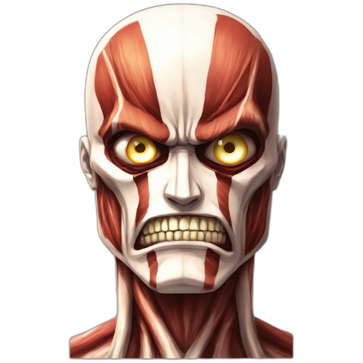 Colossal titan from attack on titan emoji