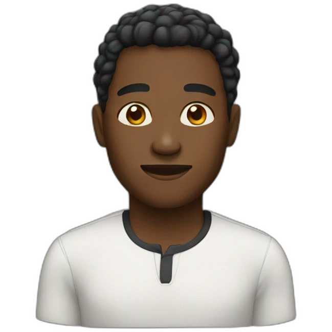 Black human emoji