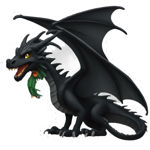 black dragon emoji