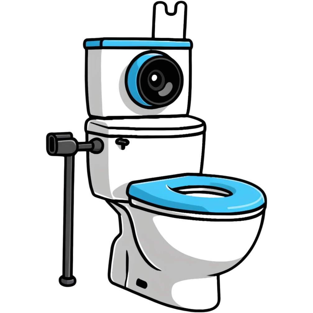 toilet with camera on head, skibidi toilet cameraman emoji